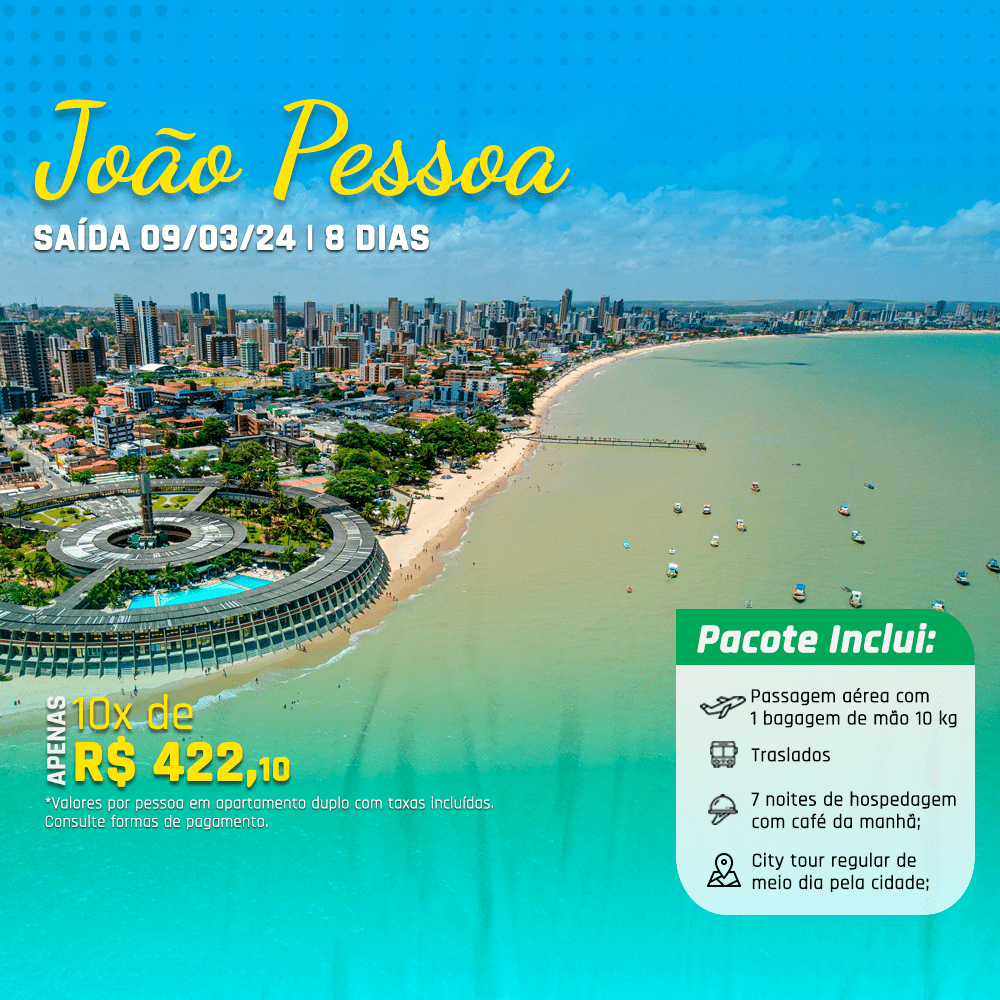 JOÃO PESSOA –PA - 09 A 16 DE MARÇO DE 2024