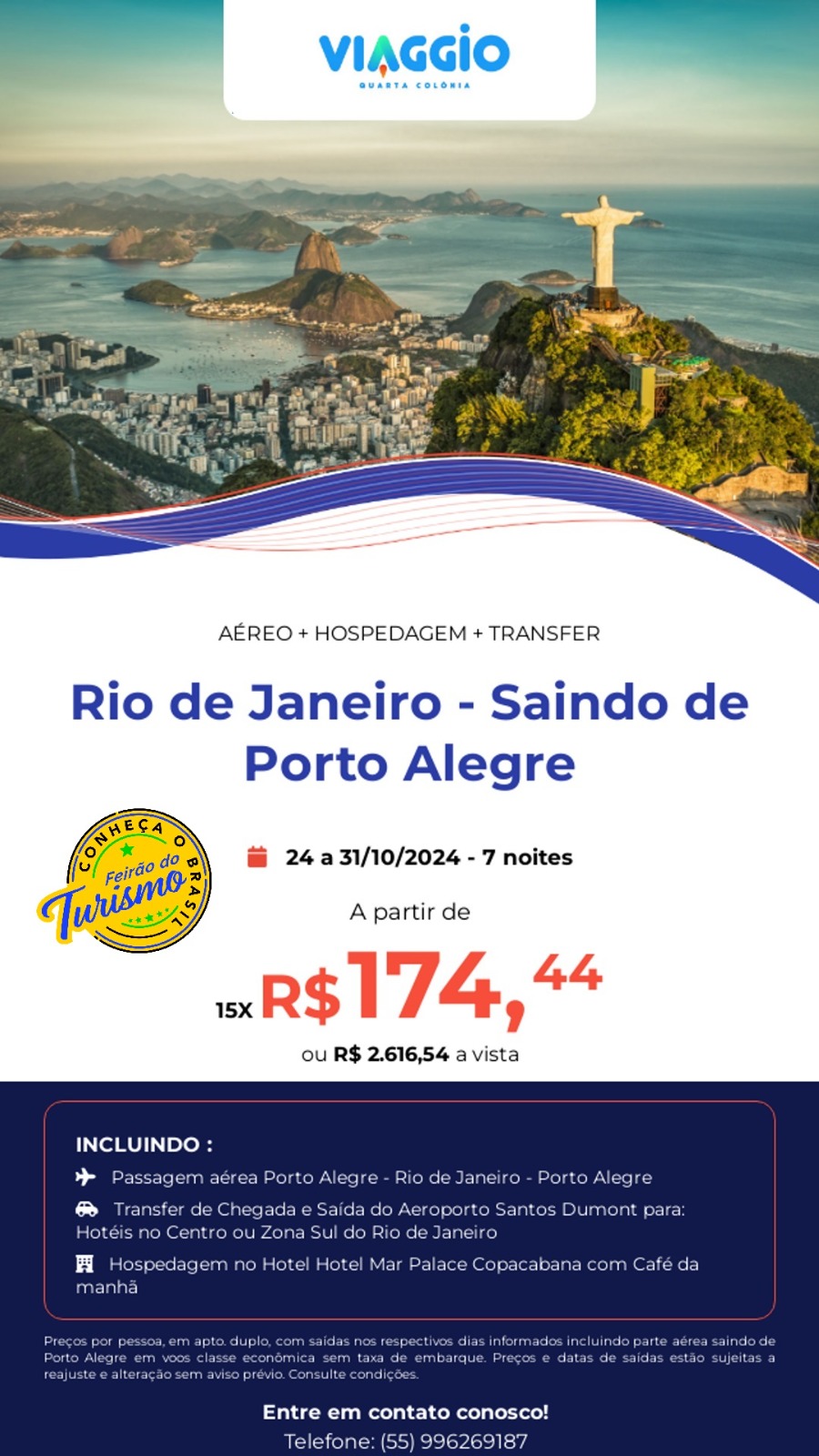 Rio de Janeiro 24 a 31 de Outubro - Promocional -