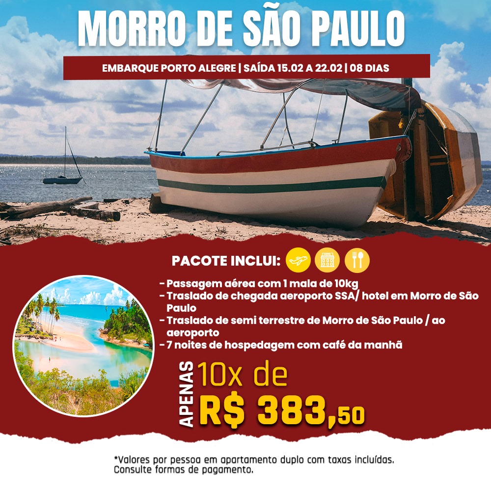 MORRO DE SÃO PAULO- BA - Fevereiro 2025!